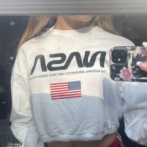 cropped nasa long sleeve